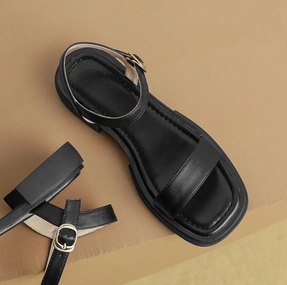 Orthopedic Leather Sandals "Zitai"