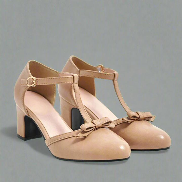 Orthopedic T-Strap Heels "Avani"
