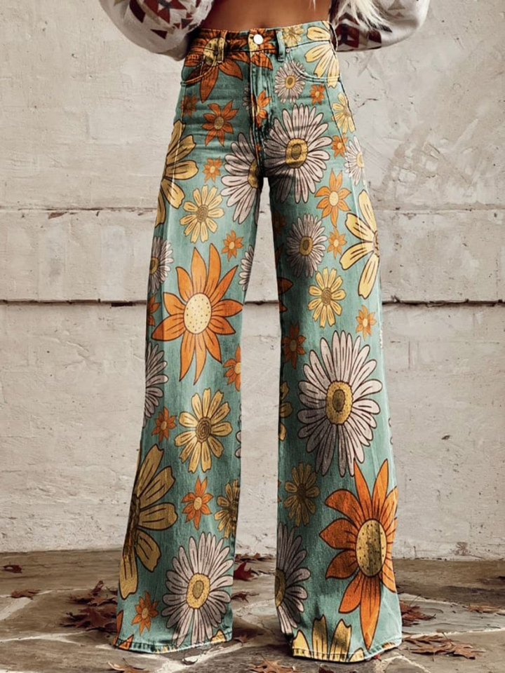 Vintage Wide Leg Pants "Diya"
