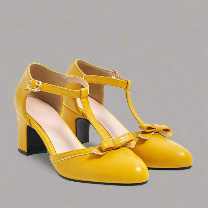 Orthopedic T-Strap Heels "Avani"