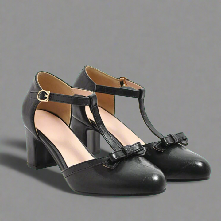 Orthopedic T-Strap Heels "Avani"