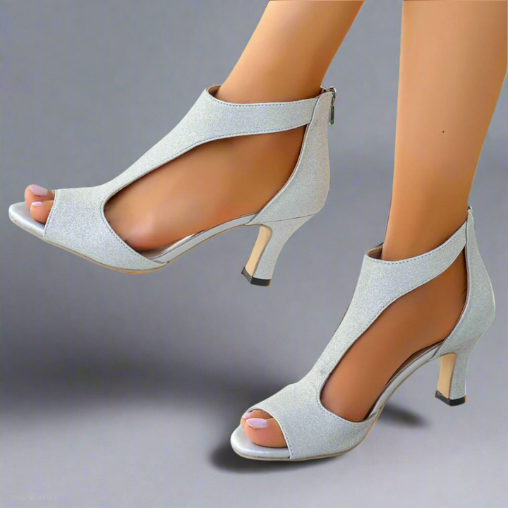 Orthopedic Heeled Sandals "Rosa"