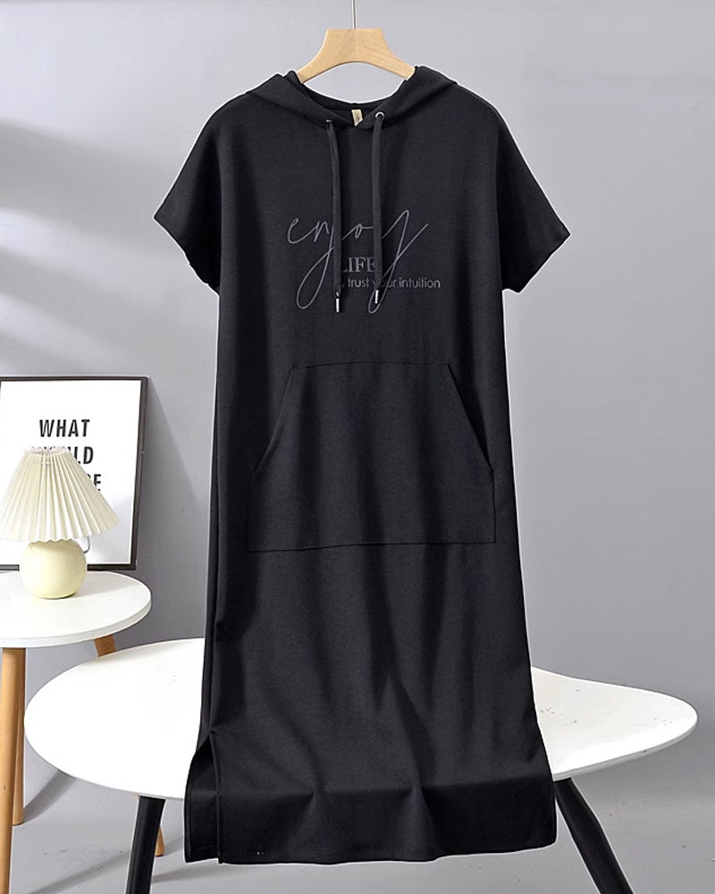 Hooded Dress "Elenao"