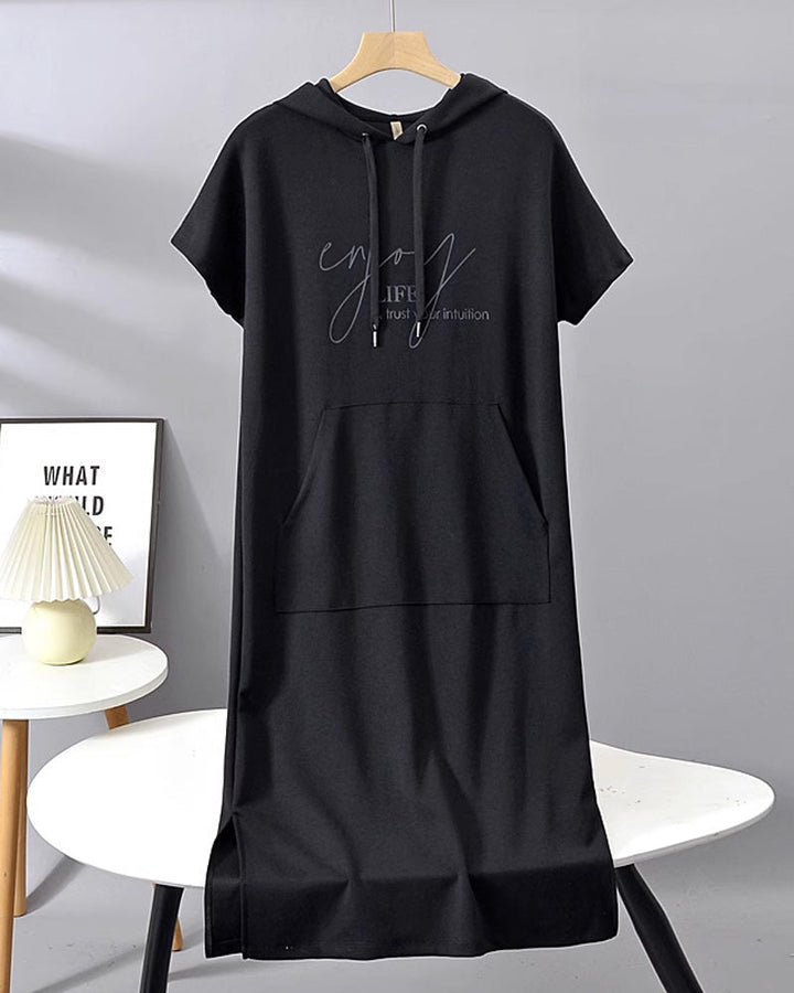 Hooded Dress "Elenao"