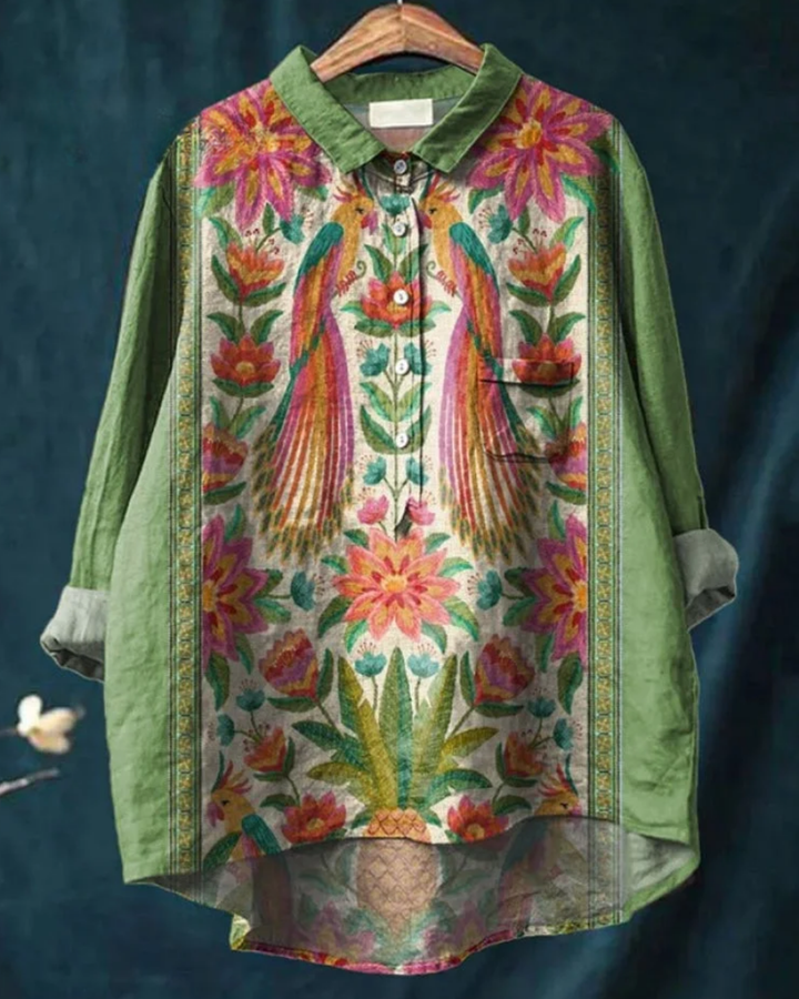 Floral Blouse "Elettra"