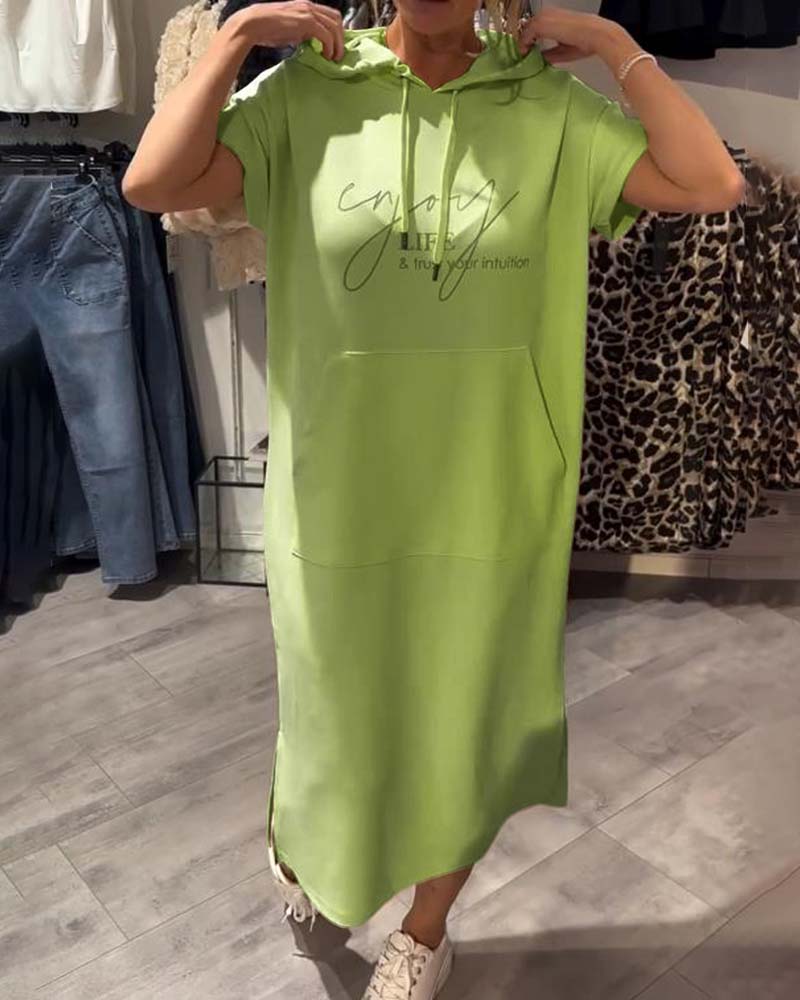 Hooded Dress "Elenao"