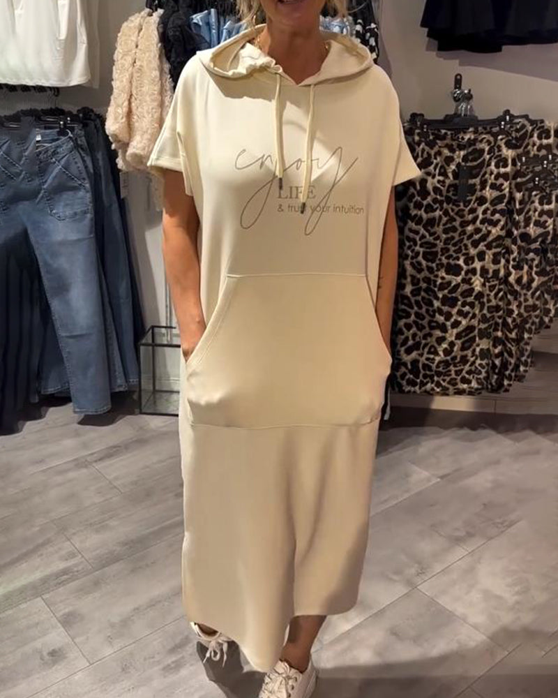 Hooded Dress "Elenao"