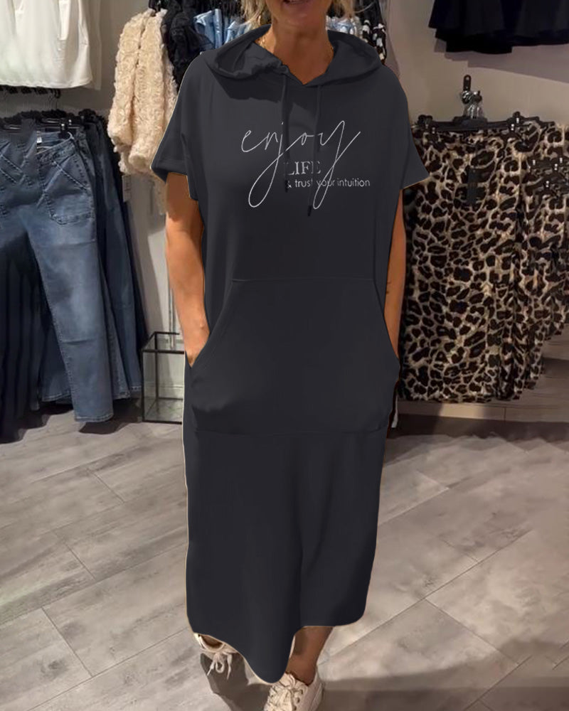 Hooded Dress "Elenao"