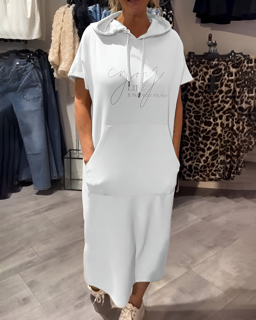 Hooded Dress "Elenao"