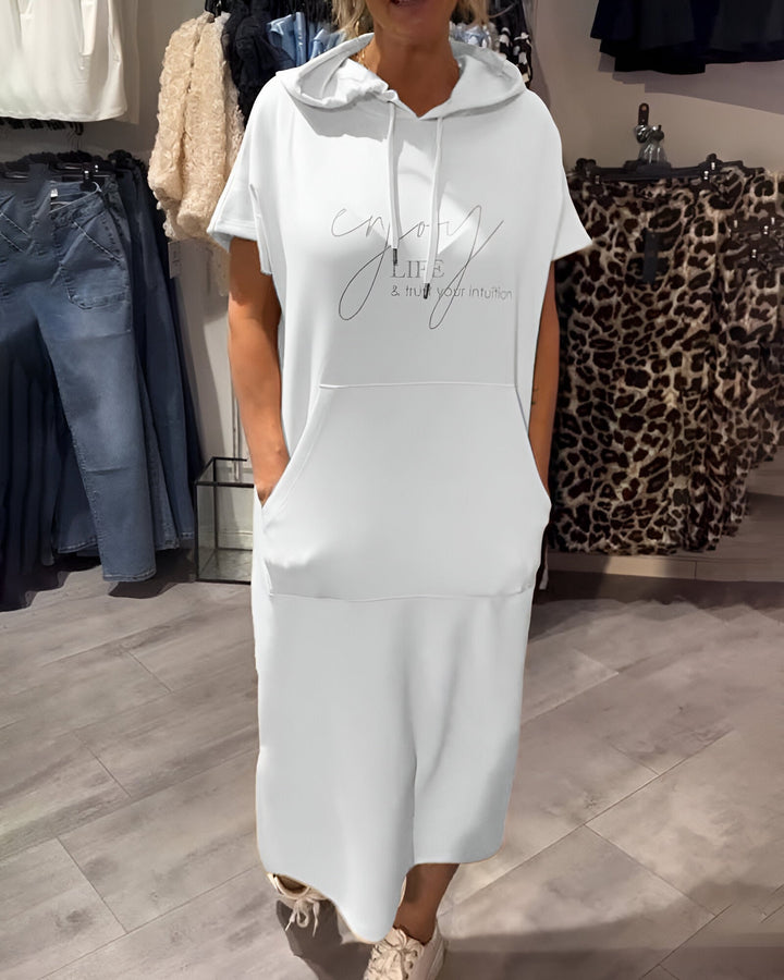 Hooded Dress "Elenao"