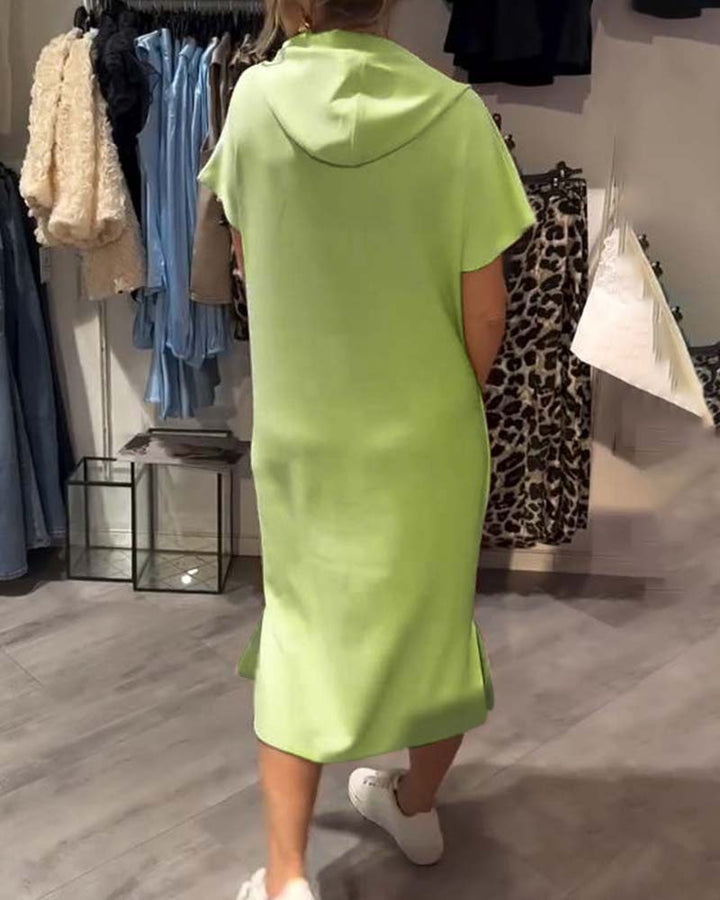 Hooded Dress "Elenao"