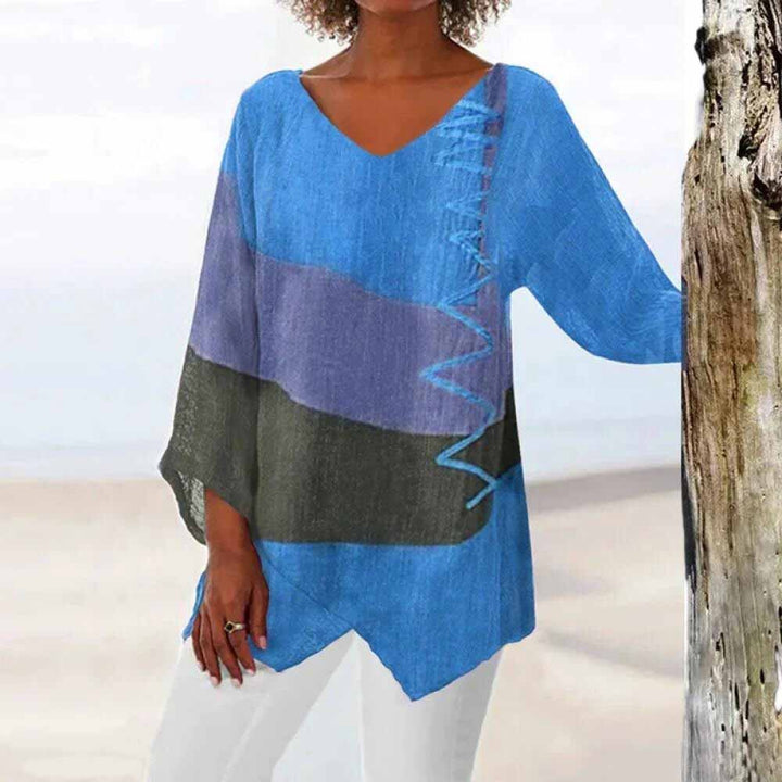 Tricolor Blouse "Juliette"