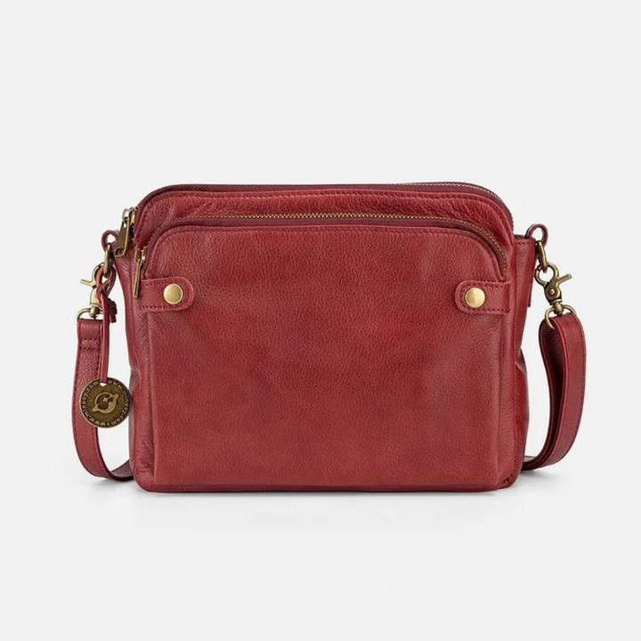 Leather Crossbody Bag "Lily"