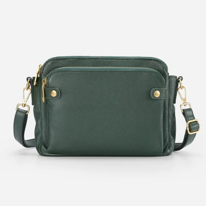 Leather Crossbody Bag "Lily"