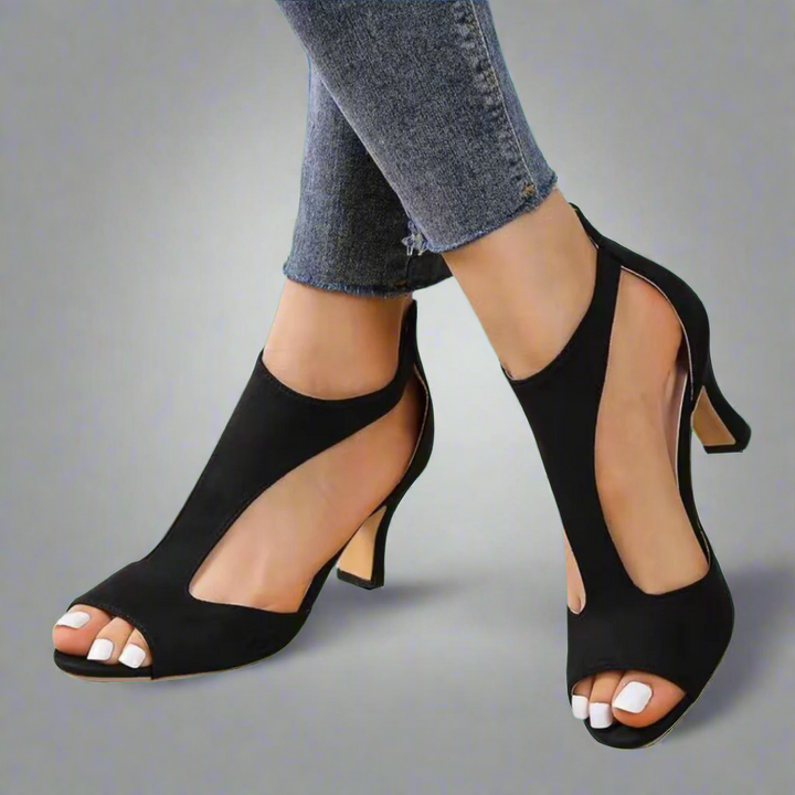 Orthopedic Heeled Sandals "Rosa"