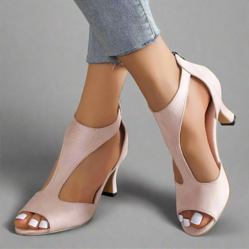 Orthopedic Heeled Sandals "Rosa"