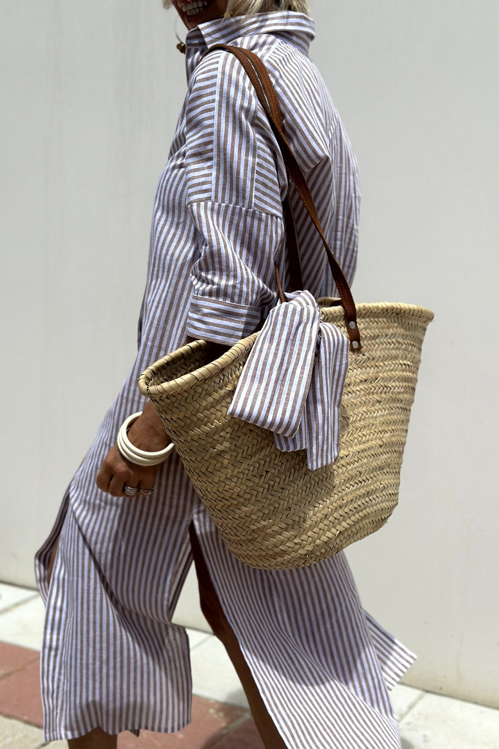 Striped Shirt Dress "Eliza"