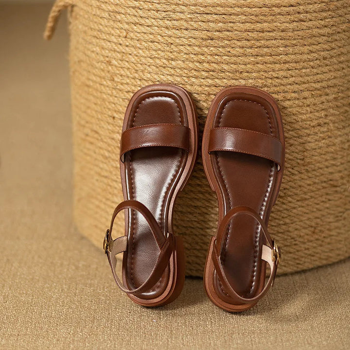 Orthopedic Leather Sandals "Zitai"