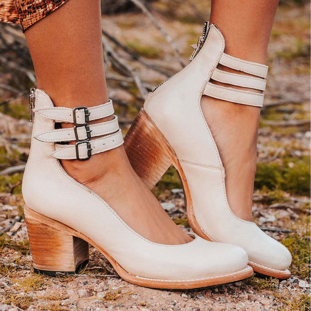 Orthopedic Ankle Strap Heels "Yara"