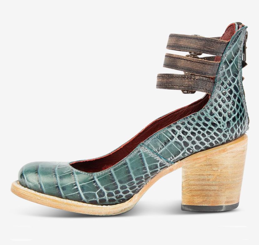 Vintage Ankle Strap Heels "Léa"