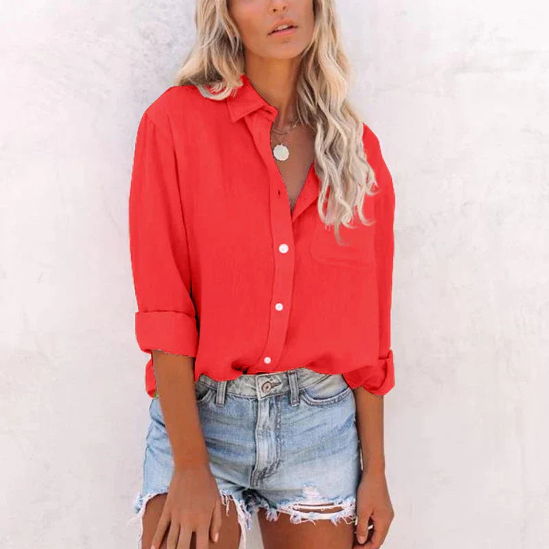 Button‑Up Blouse "Cora"