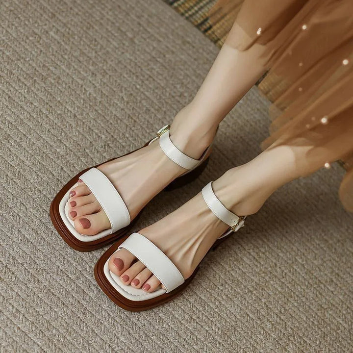 Orthopedic Leather Sandals "Zitai"