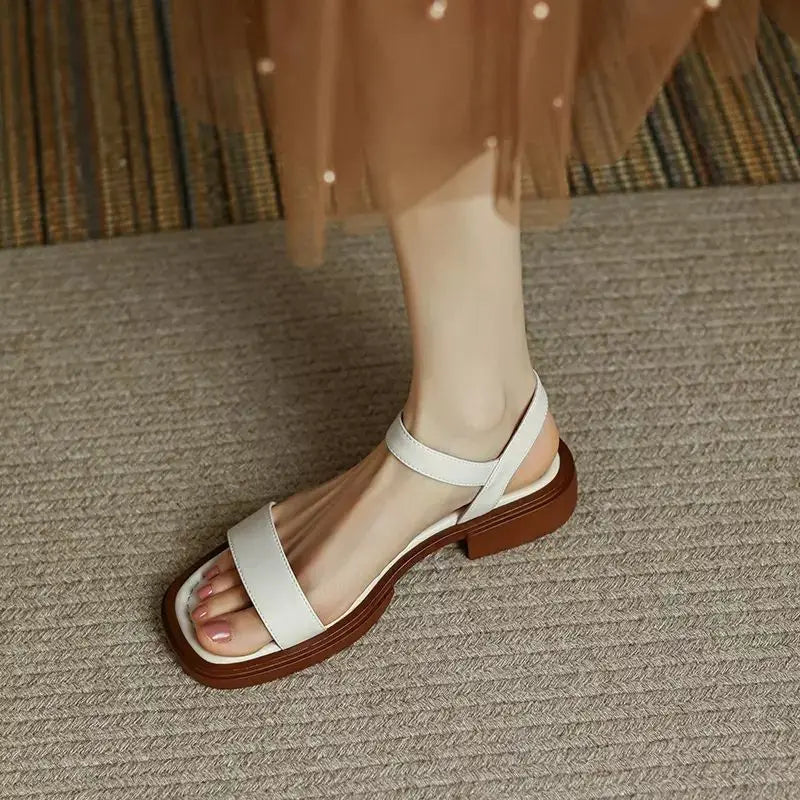 Orthopedic Leather Sandals "Zitai"