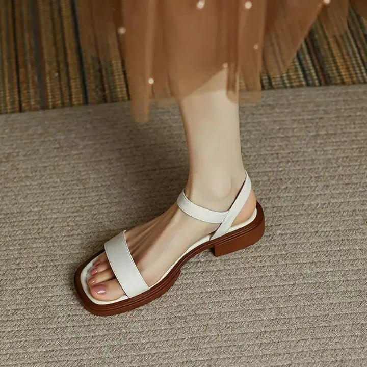 Orthopedic Leather Sandals "Zitai"