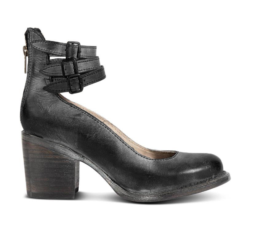 Vintage Ankle Strap Heels "Léa"