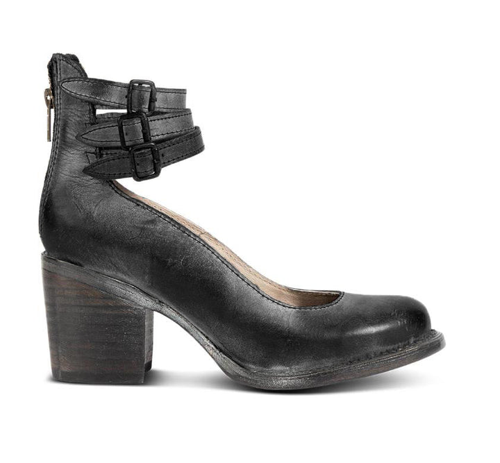 Vintage Ankle Strap Heels "Léa"
