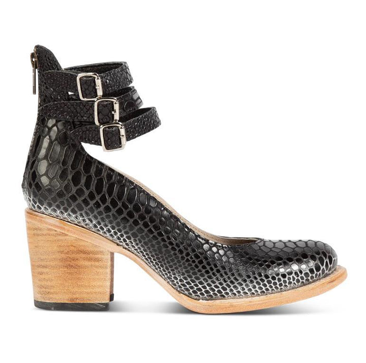 Vintage Ankle Strap Heels "Léa"