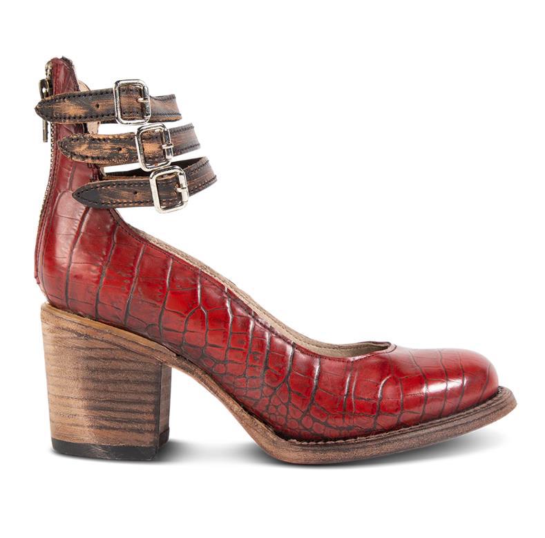 Vintage Ankle Strap Heels "Léa"