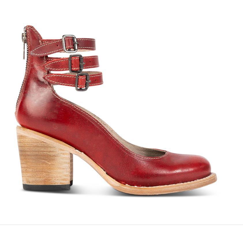 Vintage Ankle Strap Heels "Léa"