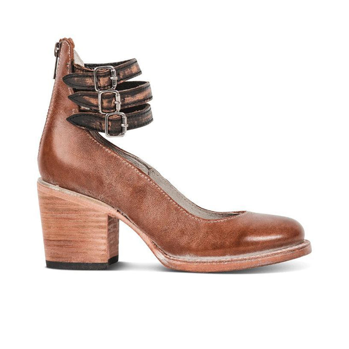Vintage Ankle Strap Heels "Léa"