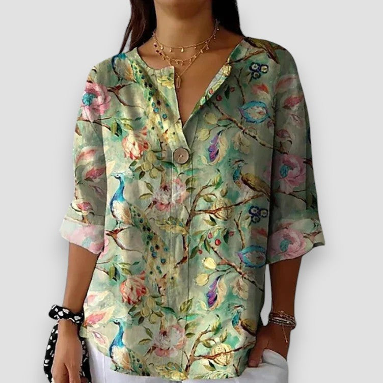 Floral Blouse "Silvia"
