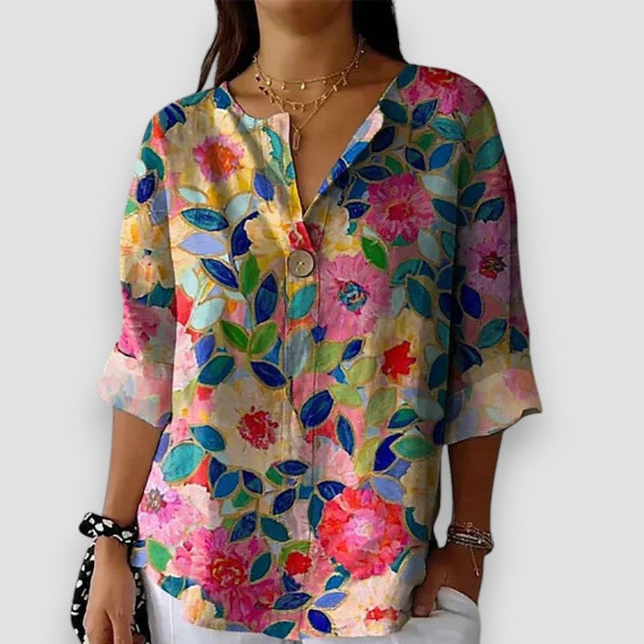 Floral Blouse "Silvia"