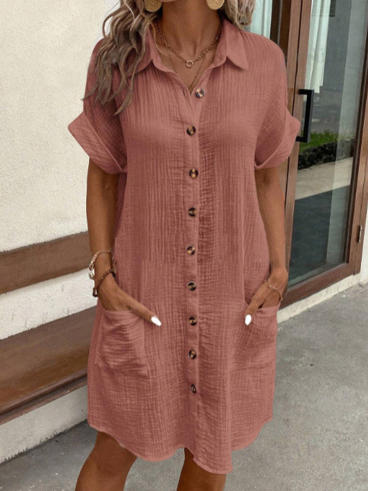 Cotton Shirt Dress "Saanvi"