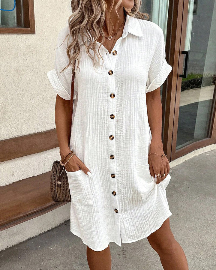 Cotton Shirt Dress "Ishita"