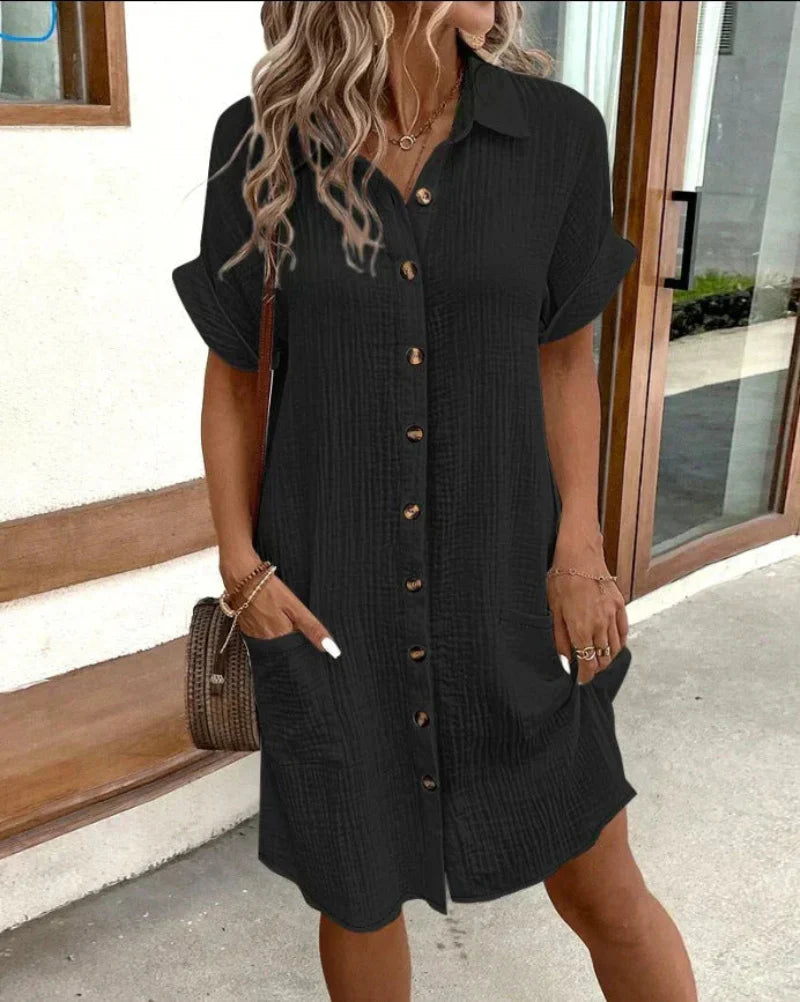 Cotton Shirt Dress "Ishita"