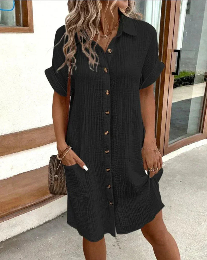 Cotton Shirt Dress "Ishita"