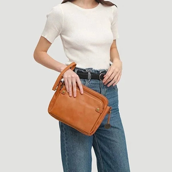 Leather Crossbody Bag "Lily"