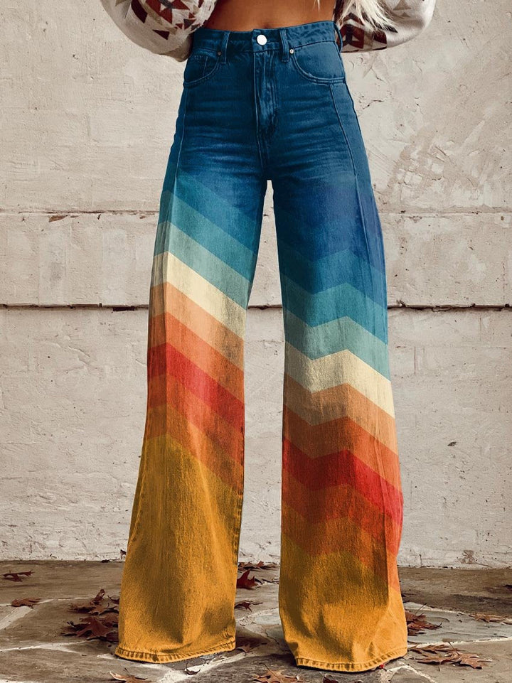 Retro Wide Leg Pants "Jade"