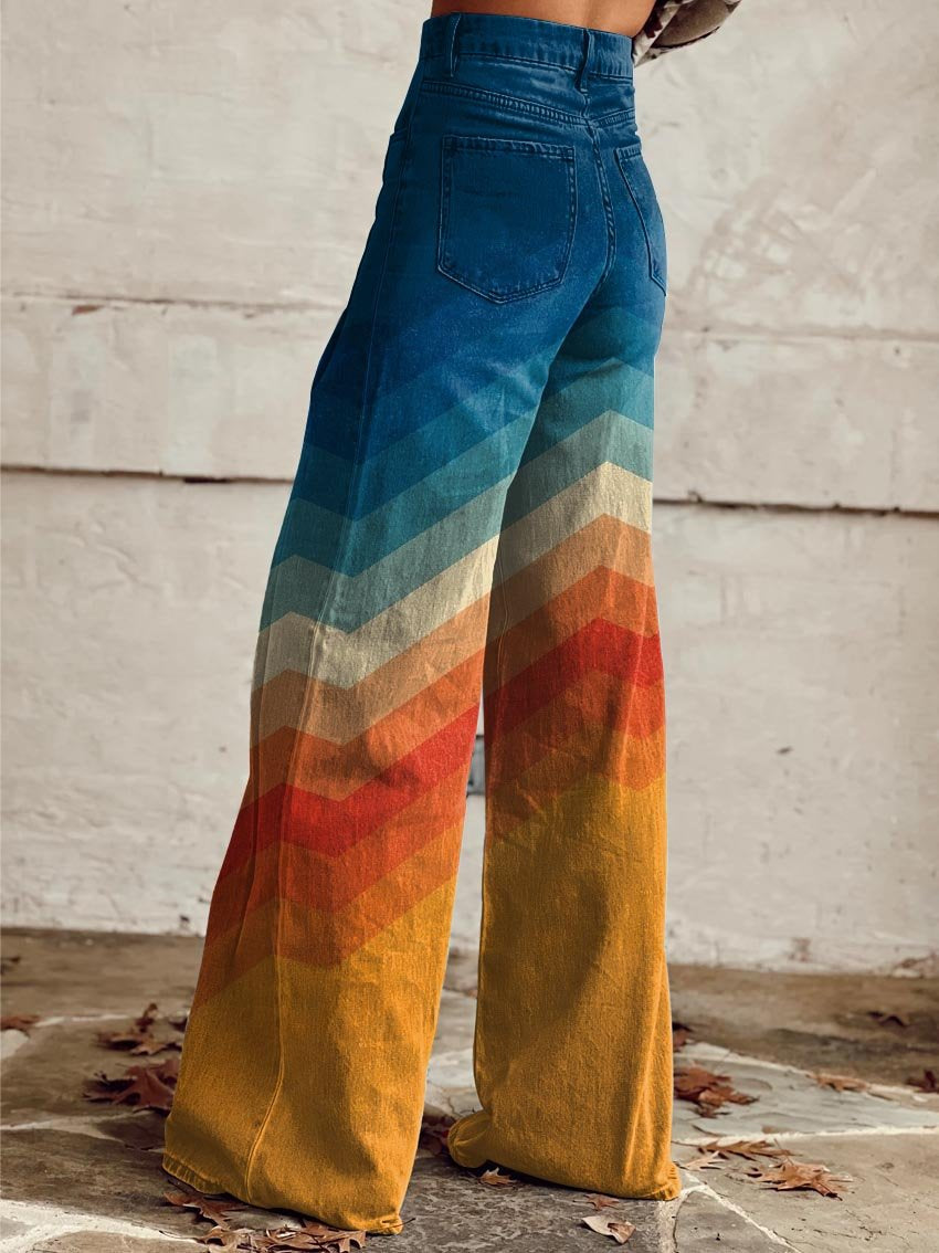 Retro Wide Leg Pants "Jade"