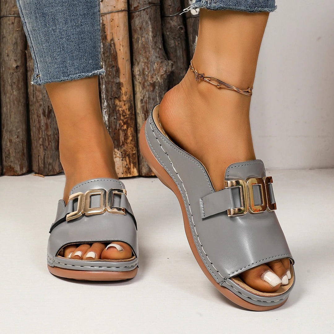 Orthopedic Wedge Sandals "Claire"
