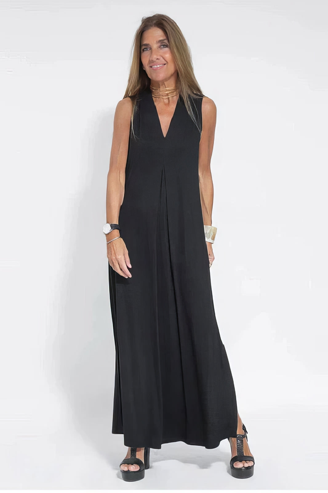 Long Dress "Mai" + Free Cardigan