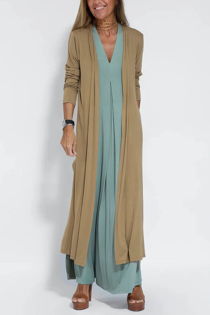 Long Dress "Mai" + Free Cardigan